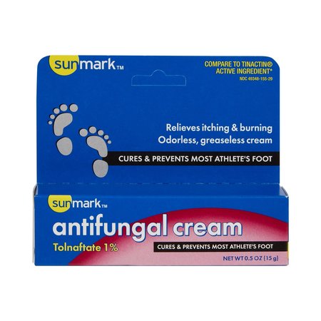 SUNMARK 1% Tolnaftate Antifungal Cream, 0.5 oz.Tube 49348015529